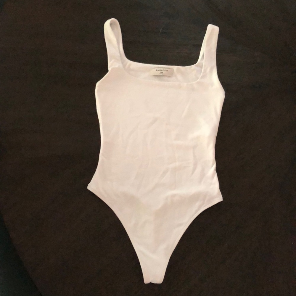 Aritzia Babaton white bodysuit